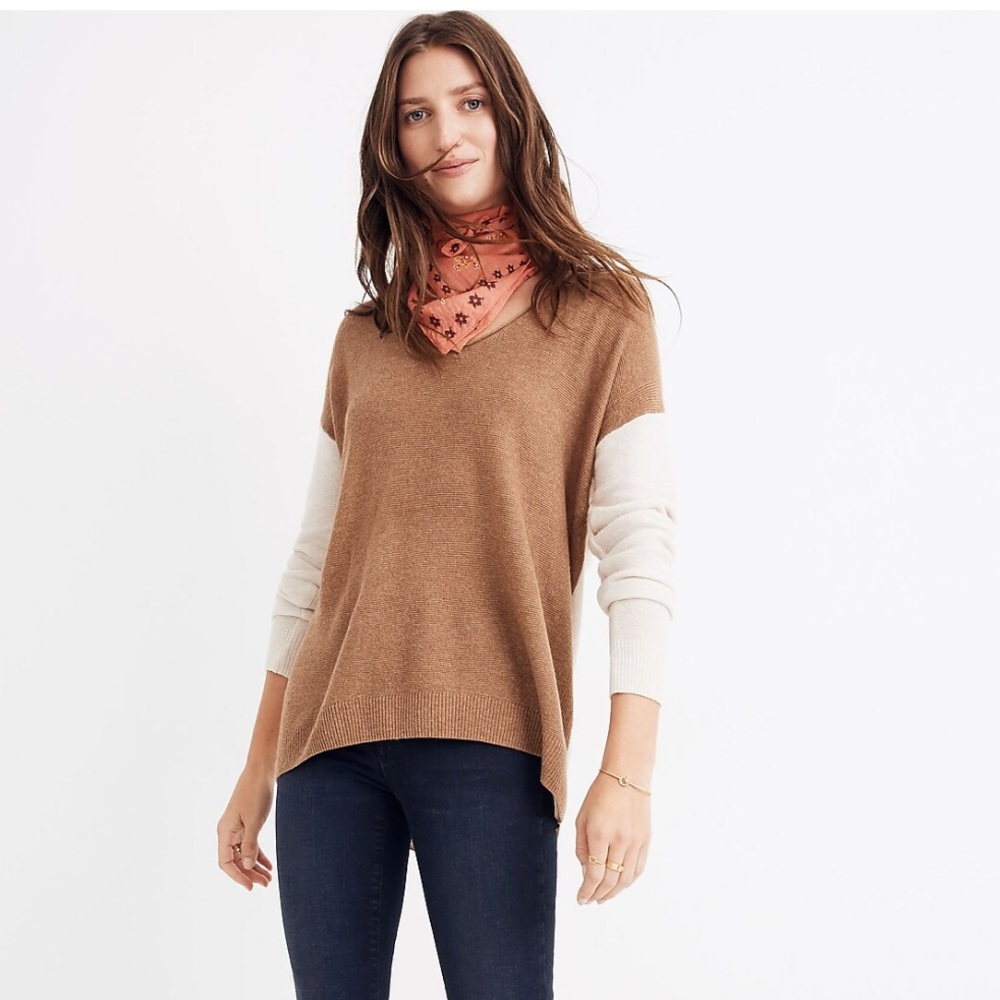 Madewell Colorblock Kimball Sweater
